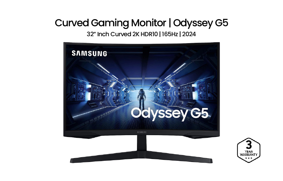 SAMSUNG Odyssey G5 32 inch WQHD 2K 
